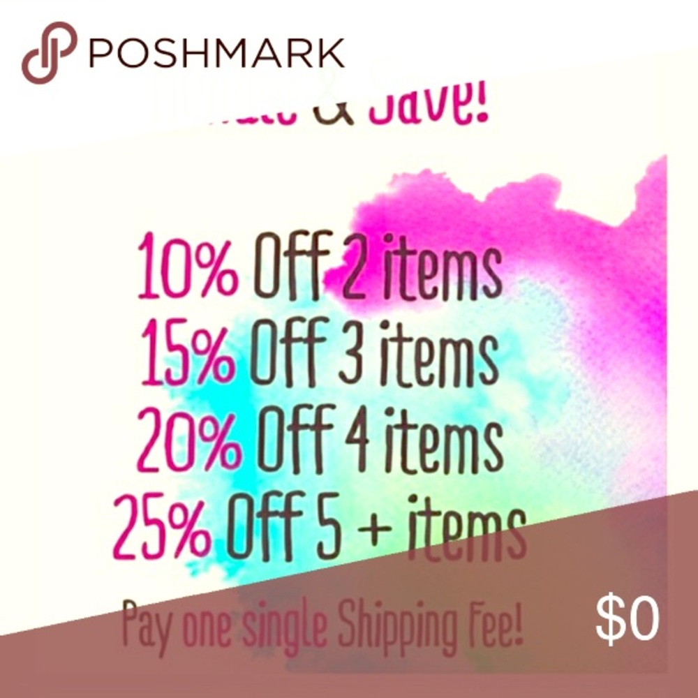 Bundle and save !!!